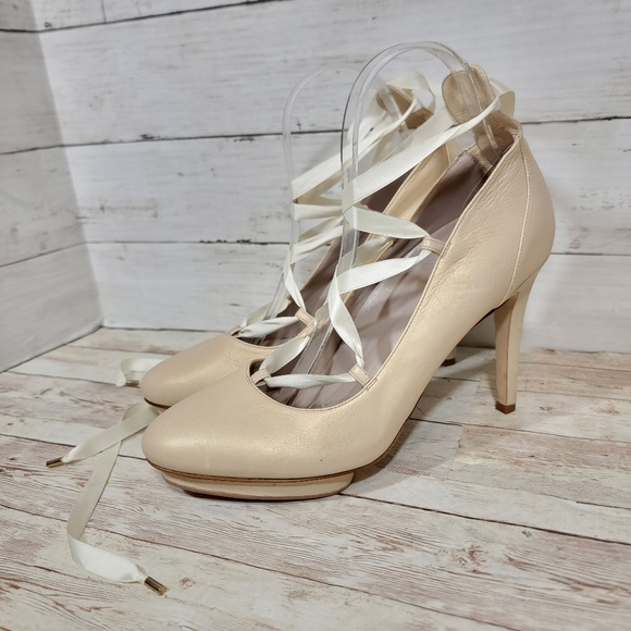Roccamore Vanessa lace-up platform heels - Picture 4 of 16